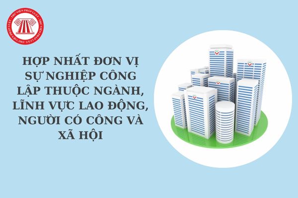 Việc hợp nhất đơn vị sự nghiệp công lập thuộc ngành, lĩnh vực lao động, người có công và xã hội cần tuân thủ những nguyên tắc gì?