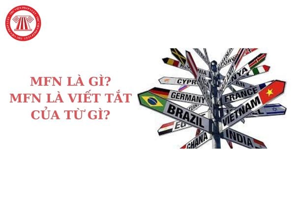 MFN là gì? MFN là viết tắt của từ gì? Pháp lệnh đối xử tối huệ quốc và đối xử quốc gia trong thương mại quốc tế?