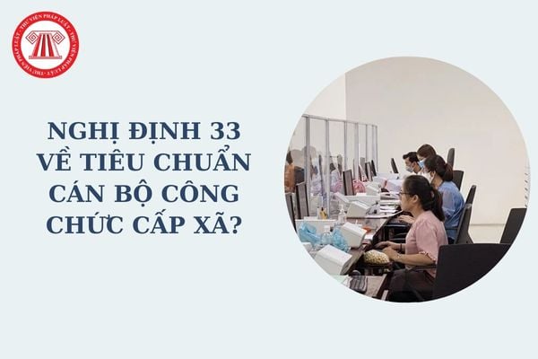 Nghị định 33 về tiêu chuẩn của cán bộ công chức cấp xã? 03 Nguyên tắc quản lý cán bộ công chức cấp xã?