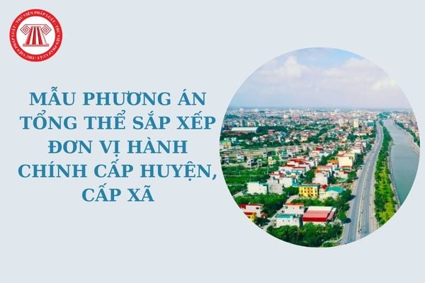 Mẫu Phương án tổng thể sắp xếp đơn vị hành chính cấp huyện, cấp xã của tỉnh, thành phố trực thuộc trung ương theo Nghị quyết 35?