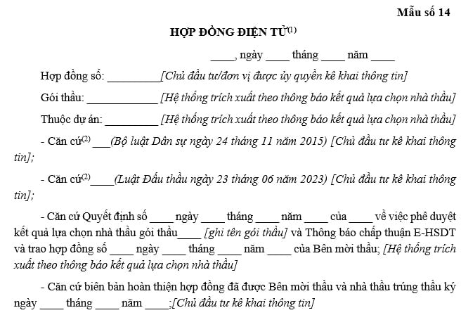 mẫu hợp đồng