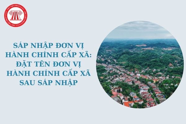 Sáp nhập đơn vị hành chính cấp xã: Đặt tên đơn vị hành chính cấp xã sau sáp nhập thế nào theo Nghị quyết 35?