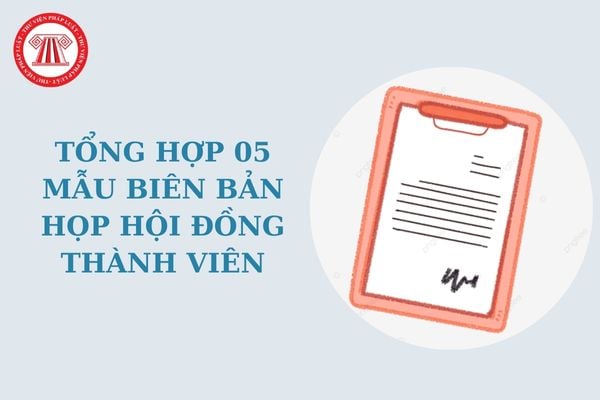 Tổng hợp 05 mẫu biên bản họp hội đồng thành viên mới nhất? Tải về mẫu biên bản họp hội đồng thành viên?