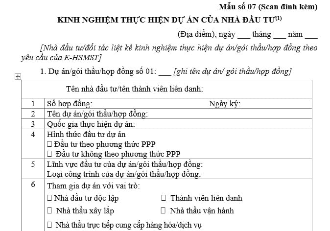 phụ lục số 7