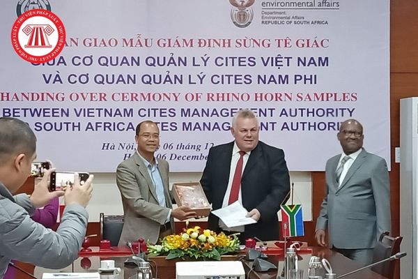 Cơ quan thẩm quyền quản lý CITES Việt Nam