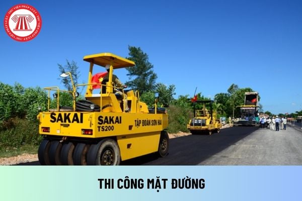 thi công mặt đường