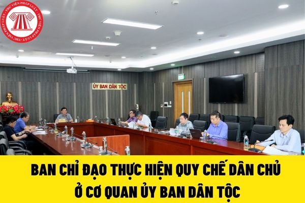 Ban Chỉ đạo thực hiện Quy chế dân chủ ở cơ quan Ủy ban Dân tộc