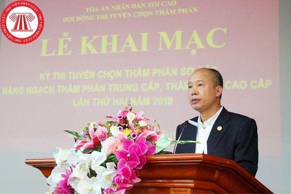 dự thi nâng ngạch Thẩm phán trung cấp