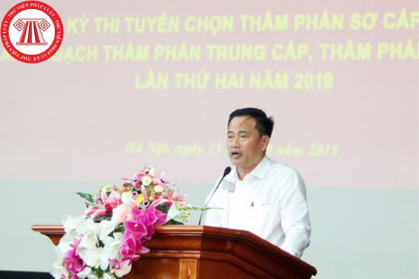 dự thi nâng ngạch Thẩm phán trung cấp