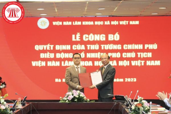 Thủ tướng Chính phủ bổ nhiệm Phó Chủ tịch Viện Hàn lâm Khoa học và Công nghệ Việt Nam