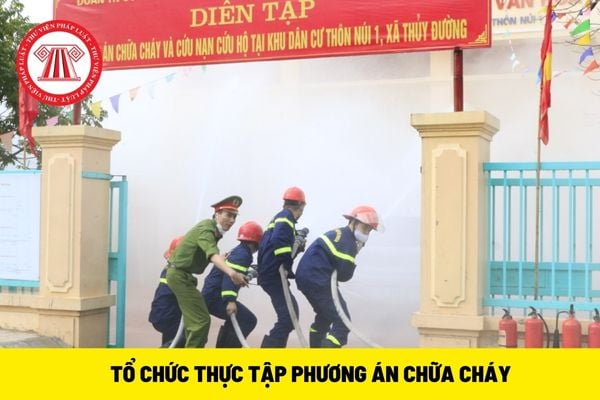  tổ chức thực tập phương án chữa cháy