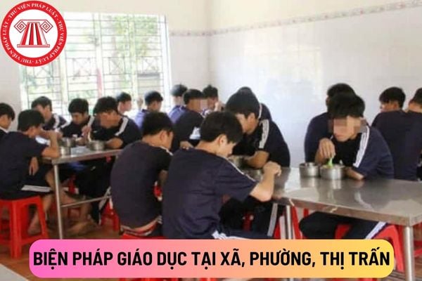 Người từ đủ 18 tuổi trở lên bị áp dụng biện pháp giáo dục tại xã, phường, thị trấn trong trường hợp nào?