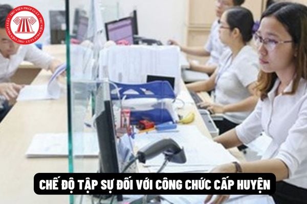 Chế độ tập sự đối với công chức cấp huyện