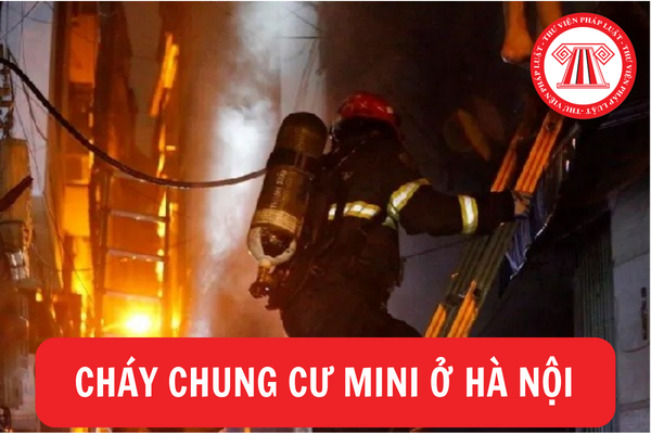 Cháy chung cư mini Hà Nội