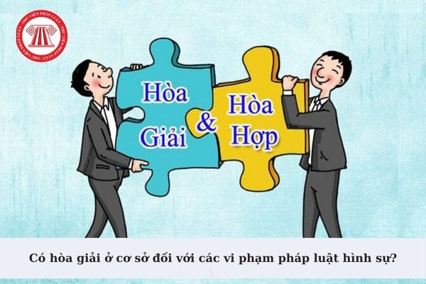 Có hòa giải ở cơ sở đối với các vi phạm pháp luật hình sự? Có bắt buộc tiến hành công khai hòa giải ở cơ sở?