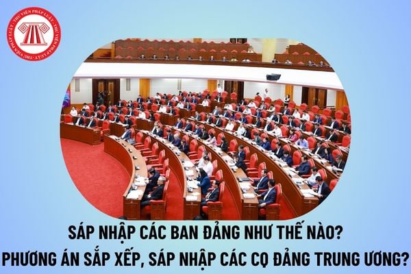 Sáp nhập các ban Đảng như thế nào? Phương án sắp xếp, sáp nhập các cơ quan Đảng Trung ương ra sao? 