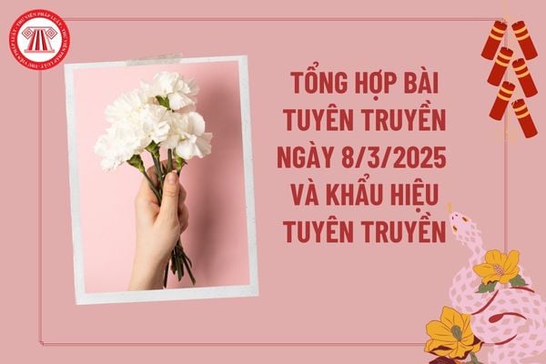 Tổng hợp bài tuyên truyền ngày 8 3 2025? Khẩu hiệu tuyên truyền ngày 8 3? Chào mừng kỷ niệm 115 năm Ngày Quốc tế Phụ nữ?