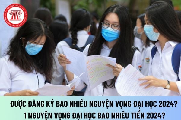 Được đăng ký bao nhiêu nguyện vọng đại học 2024? 1 nguyện vọng đại học bao nhiêu tiền 2024? Xét tuyển và xử lý nguyện vọng đại học?