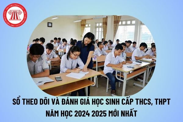 Mẫu Sổ theo dõi và đánh giá học sinh cấp THCS, THPT năm học 2024 2025? Sổ theo dõi và đánh giá học sinh theo Thông tư 22 thế nào?