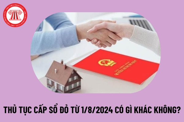 Thủ tục cấp Sổ đỏ lần đầu từ 1 8 2024 có gì thay đổi mà người dân cần chú ý? Mẫu đơn xin cấp sổ đỏ lần đầu ra sao?