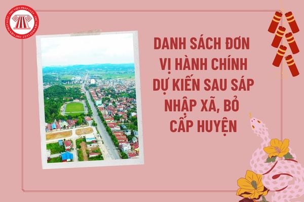 Danh sách các đơn vị hành chính dự kiến hình thành sau sáp nhập xã, bỏ cấp huyện được nêu ở đâu theo Nghị quyết 35?