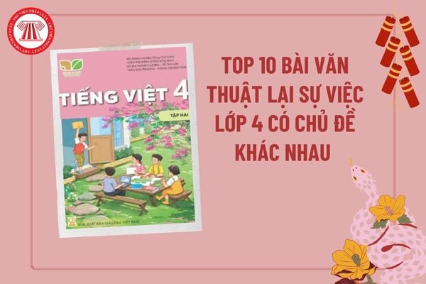 Top 10 bài văn thuật lại một sự việc lớp 4 trang 66 hay chủ đề khác nhau? Bài văn thuật lại một sự việc lớp 4 Kết nối tri thức?