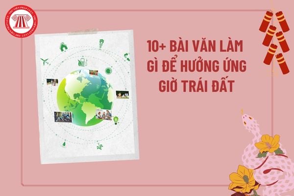 5+ Bài em và các bạn sẽ làm gì để hưởng ứng Giờ Trái đất? Là một học sinh em sẽ làm gì để hưởng ứng Giờ Trái đất?