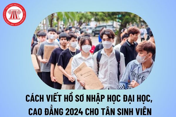 Cách viết hồ sơ nhập học Đại học, Cao đẳng 2024 cho tân sinh viên? Xác nhận nhập học đại học thế nào?