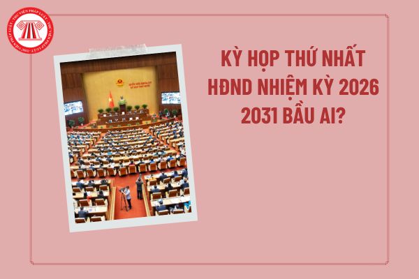 Kỳ họp thứ nhất HĐND nhiệm kỳ 2026 2031 bầu ai? Hướng dẫn tổ chức kỳ họp thứ nhất HĐND nhiệm kỳ 2026 2031?