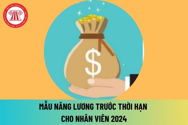 Mẫu quyết định nâng lương trước thời hạn cho nhân viên 2024? Mẫu quyết định tăng lương cho nhân viên 2024 mới nhất?