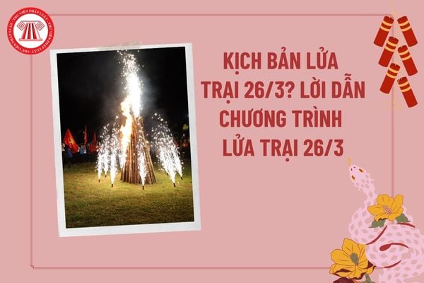 Kịch bản lửa trại 26 3? Lời dẫn chương trình lửa trại 26 3 hay, ý nghĩa? Nội dung chương trình lửa trại 26 3?