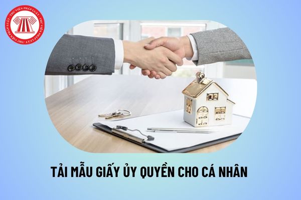 Mẫu giấy ủy quyền cá nhân mới nhất 2024 thông dụng? Tải mẫu giấy ủy quyền cho cá nhân file word?