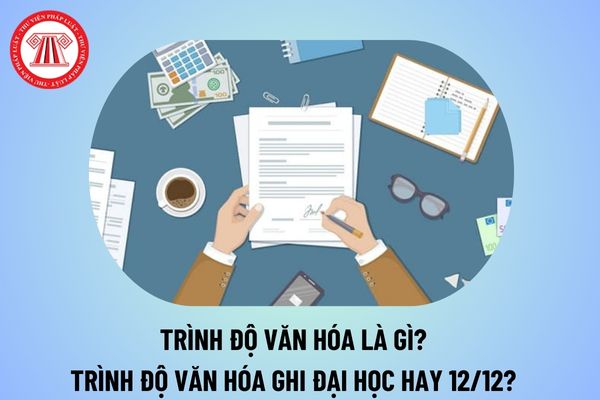 Trình độ văn hóa là gì? Trình độ văn hóa ghi đại học hay 12/12? Trình độ văn hóa ghi gì trong sơ yếu lý lịch?