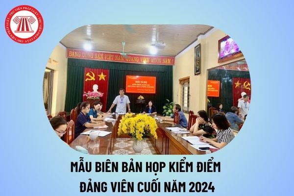 Mẫu biên bản họp kiểm điểm Đảng viên cuối năm 2024? Các bước đánh giá Đảng viên cuối năm 2024 thế nào?