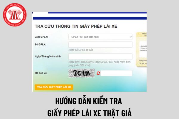 Hướng dẫn kiểm tra giấy phép lái xe thật giả mới nhất thế nào? CSGT được quyền kiểm soát các loại giấy tờ nào?