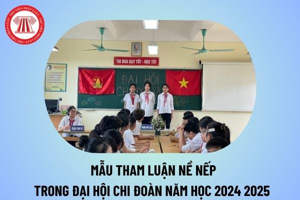 Mẫu bài tham luận về nề nếp trong Đại hội Chi đoàn năm học 2024 2025 các cấp? Bài tham luận về nề nếp học sinh các cấp? 