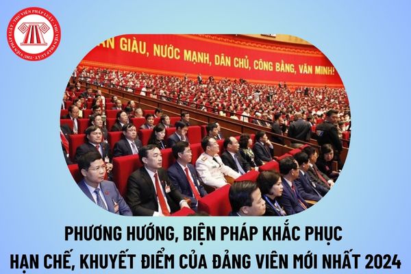 Phương hướng biện pháp khắc phục hạn chế khuyết điểm của Đảng viên trong Bản kiểm điểm Đảng viên năm 2024?