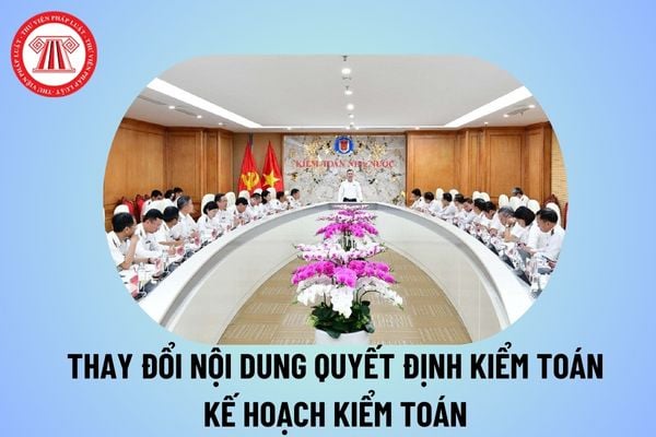 Hướng dẫn thay đổi nội dung quyết định kiểm toán, kế hoạch kiểm toán theo Quyết định 1495/QĐ-KTNN năm 2024 thế nào?