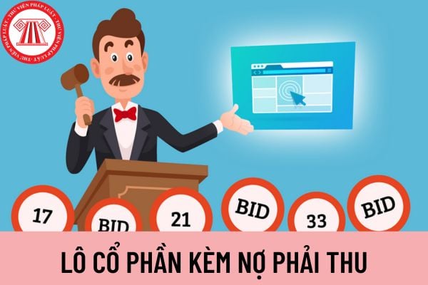 Bán đấu giá lô cổ phần kèm nợ phải thu