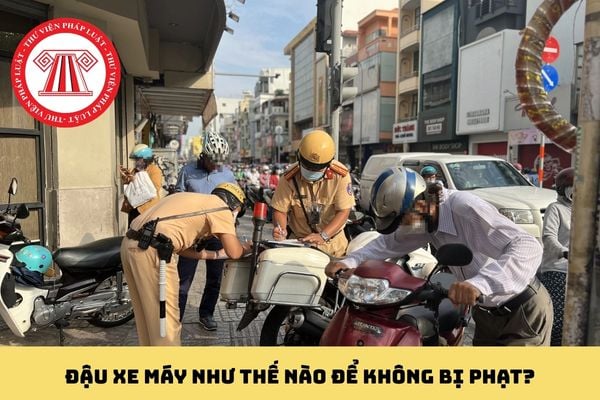 Đậu xe máy như thế nào để không bị phạt? Chi tiết cách đậu xe máy để không bị phạt 2026 ra sao?