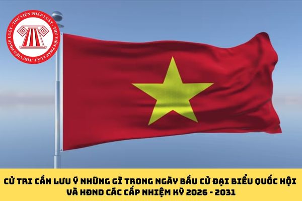 Cử tri cần lưu ý những gì trong ngày bầu cử Đại biểu Quốc hội và HĐND các cấp nhiệm kỳ 2026 - 2031