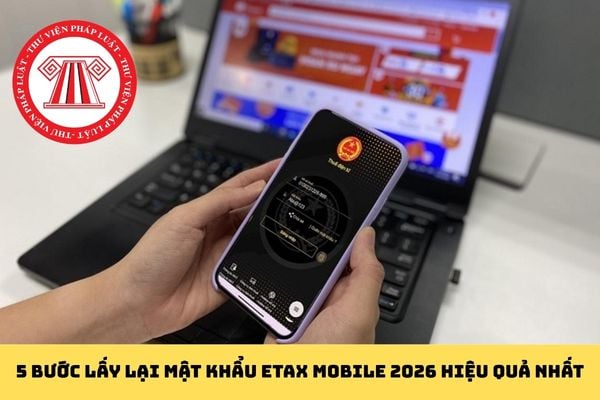 5 bước lấy lại mật khẩu eTax Mobile 2026 hiệu quả nhất