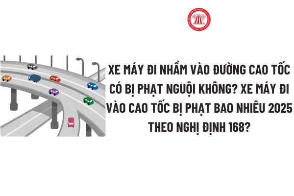 Xe máy đi nhầm vào đường cao tốc có bị phạt nguội không? Xe máy đi vào cao tốc bị phạt bao nhiêu 2025 theo Nghị định 168? Quy tắc giao thông trên đường cao tốc 2025?