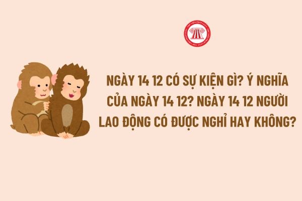 Ngày 14 12 có sự kiện gì? Ý nghĩa của ngày 14 12? Ngày 14 12 người lao động có được nghỉ hay không? 