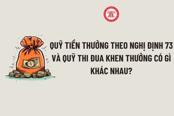 Quỹ tiền thưởng theo Nghị định 73 và Quỹ thi đua khen thưởng có gì khác nhau? So sánh chi tiết?