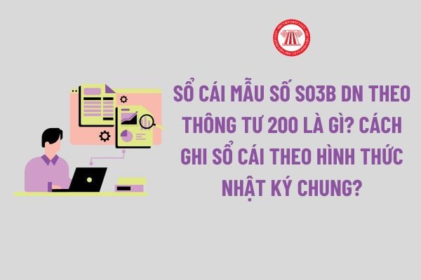 Sổ cái Mẫu số S03b DN theo Thông tư 200 là gì? Cách ghi sổ cái theo hình thức Nhật ký chung?