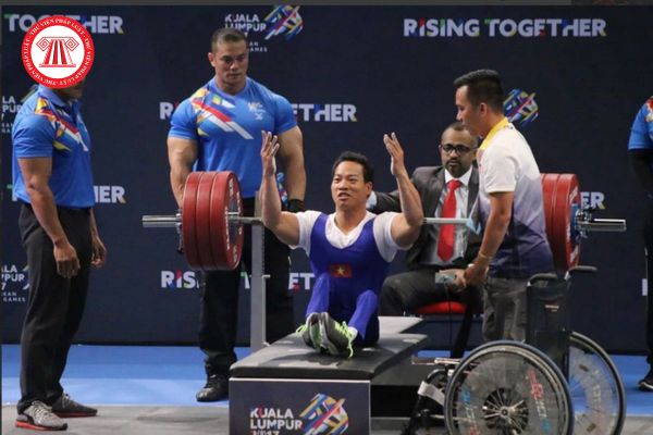 VĐV đạt huy chương đồng cử tạ paralympics tại Thế vận hội dành cho người khuyết tật được thưởng bao nhiêu tiền? 