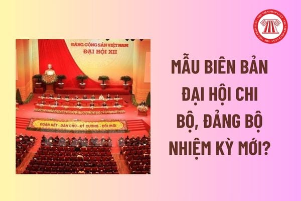 Mẫu Biên bản Đại hội Chi bộ, Đại hội Đảng bộ nhiệm kỳ mới? Phiên trù bị của Đại hội Đảng bộ thực hiện các nội dung nào? 