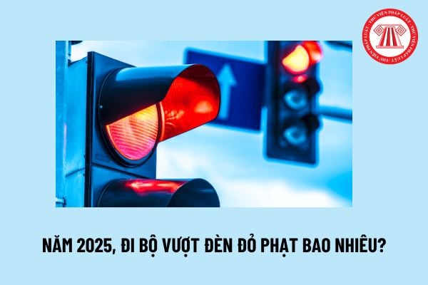 Năm 2025, đi bộ vượt đèn đỏ phạt bao nhiêu? Lỗi đi bộ vượt đèn đỏ với lỗi đi xe máy vượt đèn đỏ thì lỗi nào bị phạt tiền nặng hơn? 