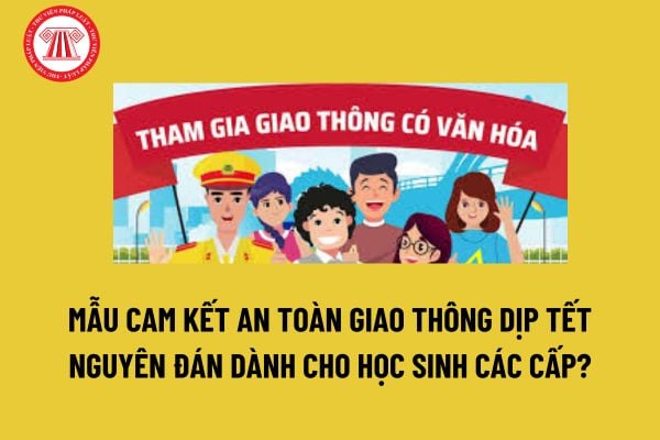 Mẫu Cam kết an toàn giao thông dịp Tết Nguyên đán dành cho học sinh các cấp? Học sinh không đủ tuổi lái xe máy 110cc phạt bao nhiêu tiền? 